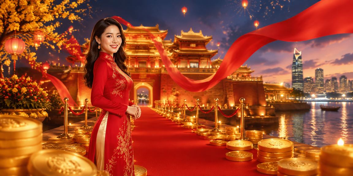 Không khí lễ hội Tết tại Sài Gòn với người chơi kiểm tra ưu đãi VIP bonus trên điện thoại